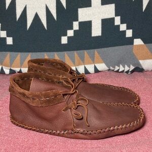 Leather Moccasin Barefoot Boots Slippers